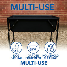 Dog Bath Tub 90L with Metal