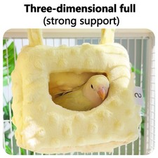 Cute Winter Warmth Cheese Bird Bed Mini Cage Thickened Pet Hanging Cage