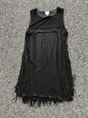 Kaliko black fringe flapper - kaliko,