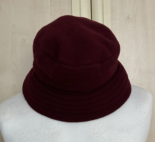 Hat box women burgundy - women's, retro