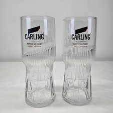 Carling half pint glass - half, pk)