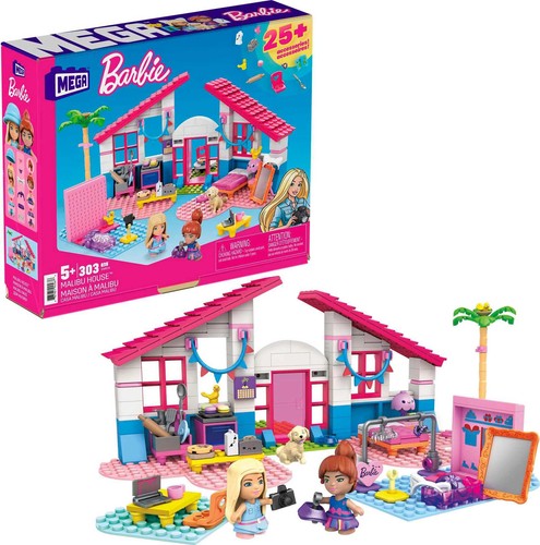 Mega construx barbie malibu - barbie,