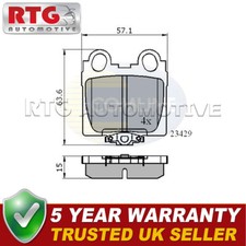 Rear Brake Pads Set Fits Lexus