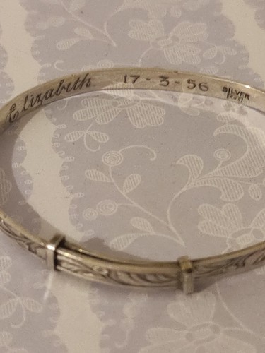 Vintage silver child - vintage, child's