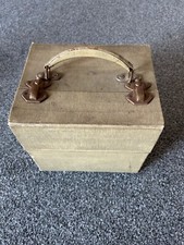 East Light Vintage Vinyl Record Storage Case - For 45" Singles -Plus Index Cards