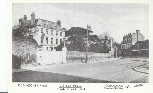Kent postcard old - -, beckenham