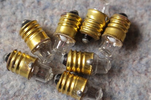 10x torch bulbs screw - 10x, 1.2v