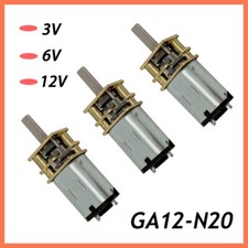 GA12-N20 DC 3V/6V/12V Micro Electric Gear Motor Speed Reduction Metal Gearbox