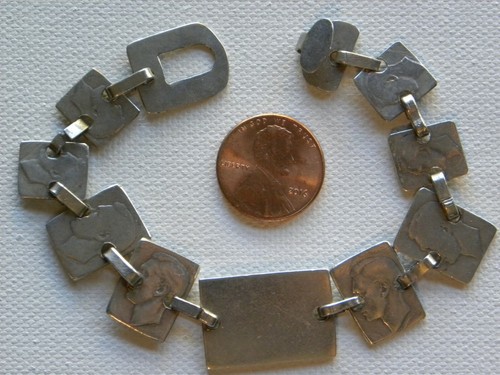 Wwii trench art bracelet - wwii,
