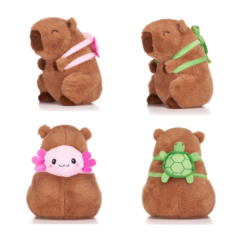 Capybara with axolotl - capybara, or
