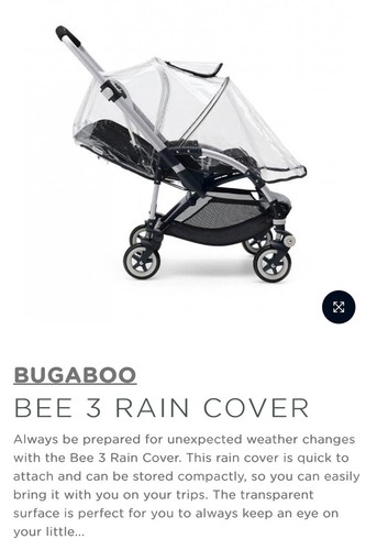 Bugaboo bee stroller rain - 3,