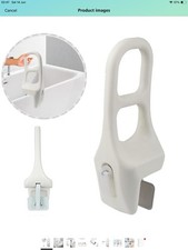 White Bath Grab Rail Morden