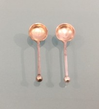 Victorian Pair of Silver Salt