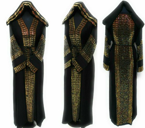 Women black open front - black,