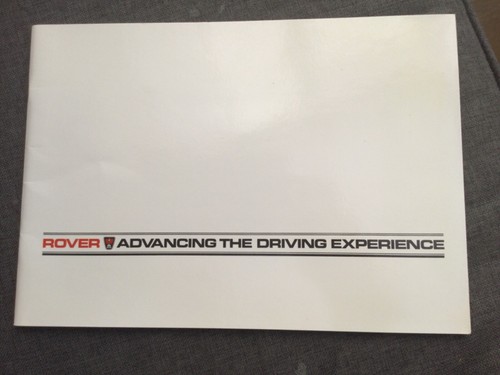 Rover sdi brochure - rover,