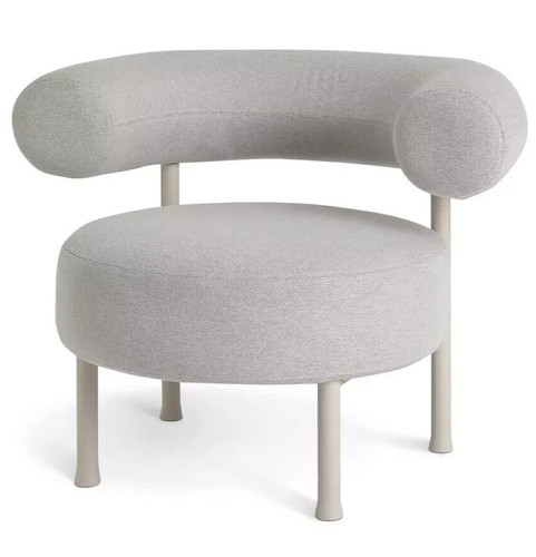 Tuva fabric curved chair - tuva,