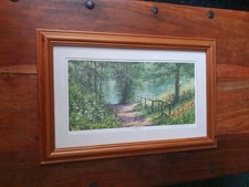 Wyndhams Pool on Yatley Common by Terry Harrison. Signed print