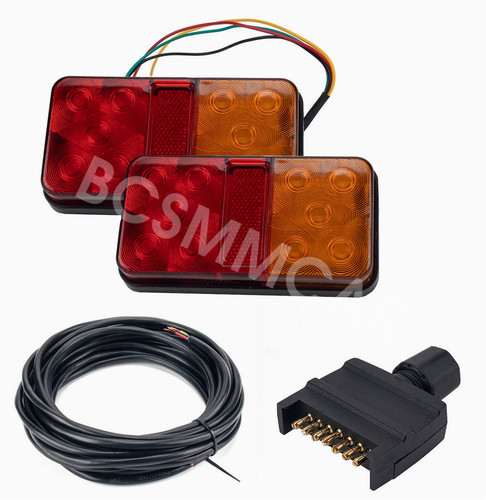 Vehicle rear tail - tail, led
