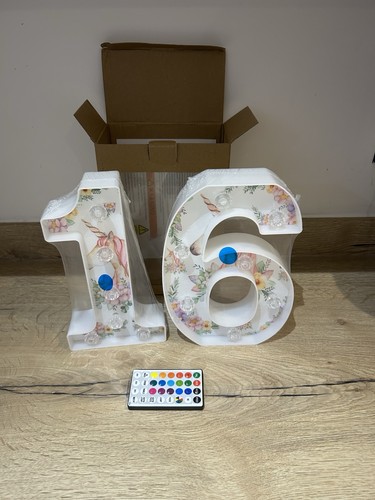 Light numbers - light, up