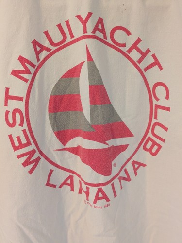 Vtg 1980 maui yacht club - maui,