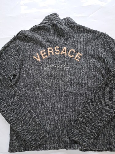 Versace chunky grunge cardigan - versace,