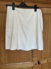 Ladies Off White Golf Sports Skort Ashworth Size 12 RRP £55 Pockets