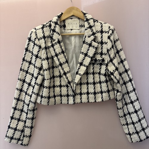 Kaiia boucle cropped blazer - kaiia,