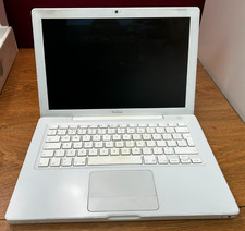 2008 Apple MacBook A1181 Reset, Firewire Cables And Remote Tested And Working 