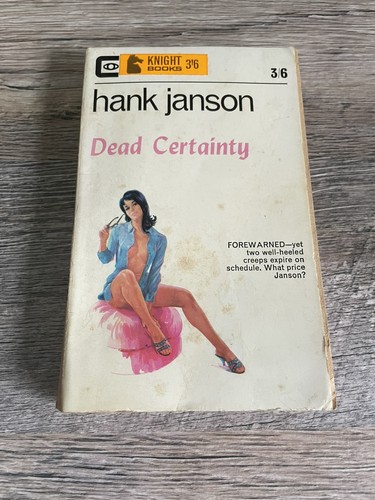 Hank janson dead certainty - janson,,