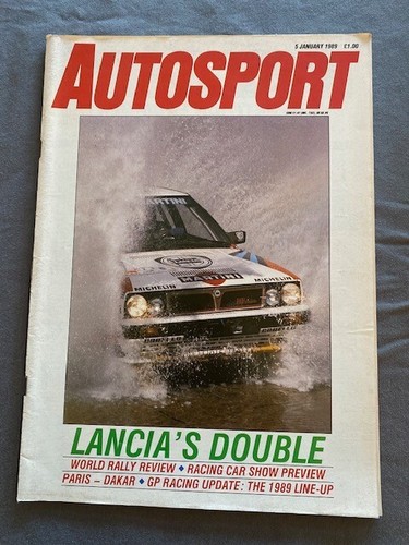 Autosport magazine 1989 - magazine,