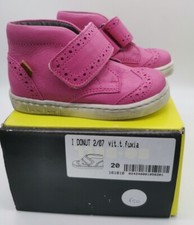 NEW Bo-Bell Infant Toddler Girls Shoes Boots EU 20 UK 4 jnr Leather pink riptape