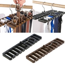 Closet Wardrobe Storage Rack Scarf Tie Belt Organizer Hanger Holder Shelf New