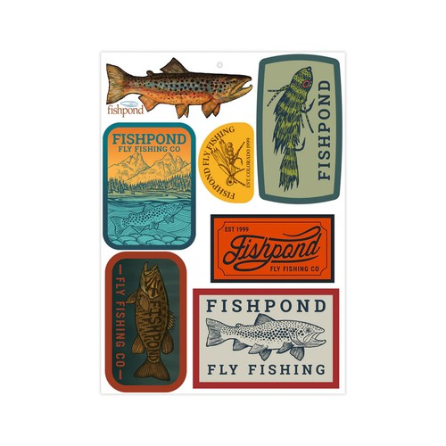 Fishpond freshwater sticker - freshwater,