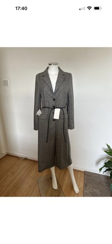 Zara long wool frock coat - wool,