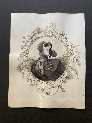 Victorian pen ink border - &,
