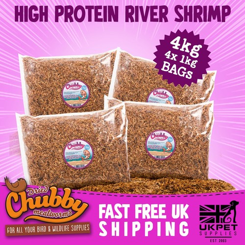 4kg chubby dried river shrimp - 4kg,