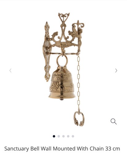 Vintage brass bell doorbell - vintage,