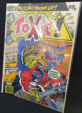 Original Vintage 1991 TOXIC! #1 UK Comic Magazine PROMO SAMPLE COPY Retail Only