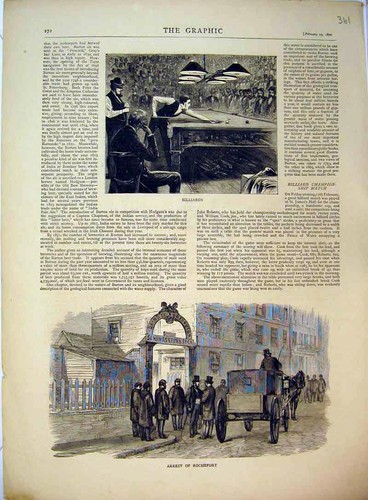 Old antique print 1870 - antique,