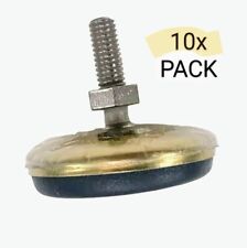 Gold Swivel Furniture Feet 10 PCS, Leg Levellers, Adjustable Levelling Feet