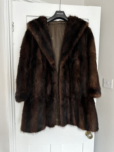 Vintage musquash fur shawl - uk,