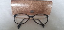 Kylie Minogue gold cat's eye glasses frames. Golden. With case.