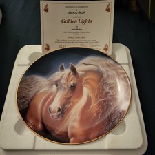Danbury Mint Plate  Horses