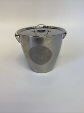 Vintage IKEA Maria Vinca Stainless Steel Ice Bucket with Lid B130
