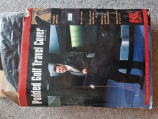 Black Padded Golf Holiday Travel Cover Case