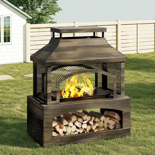 Steel outdoor wood - steel,
