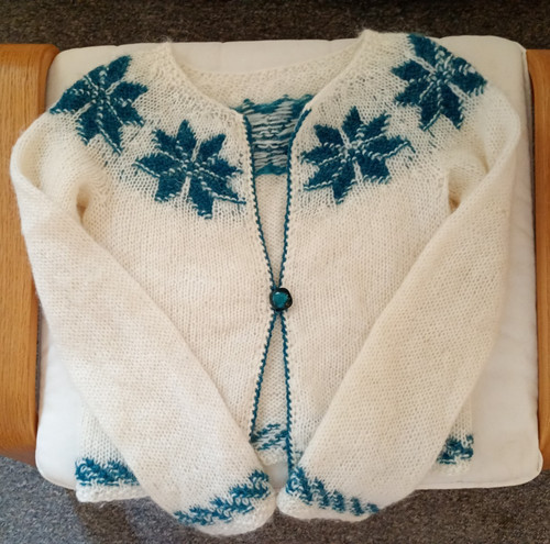 Hand knitted icelandic wool - knitted,