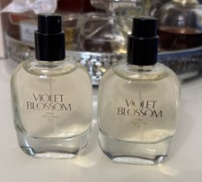 Zara Perfume Violet Blossom Eau De Parfum 2 x 30ml  New Without Lids & Boxes