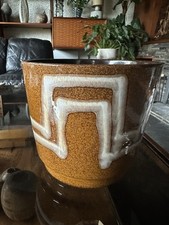 Vintage 1970s Large West German Pottery Planter / Plant Pot 806 - 19