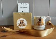 Emma Bridgewater Gold Toast Letter 'A' Christmas Decoration